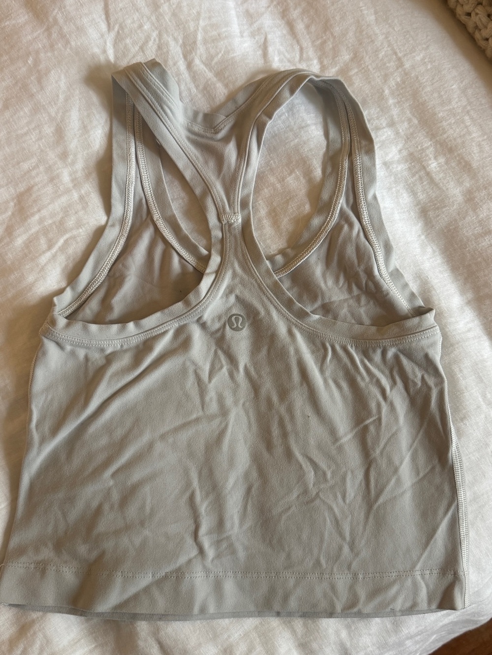 White Lululemon Racerback - Picture 2 of 2
